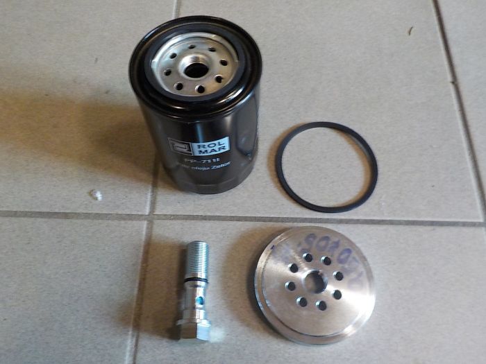 Sada přestavby olejového čističe (sítek) na plnoprůtokový filtr