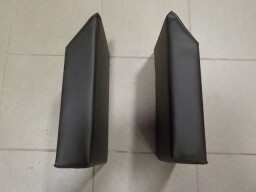 Levé a pravé zadní sedátko černé