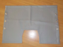 Plachta zadní spodní části kabiny