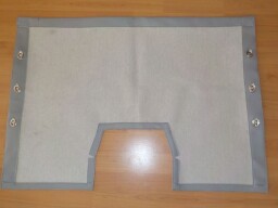 Plachta zadní spodní části kabiny