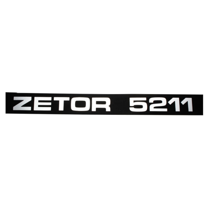 Nápis Zetor 5211 - pravý