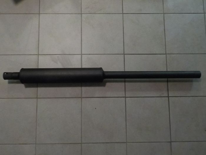 Tlumič výfuku plechový - délka 130 cm