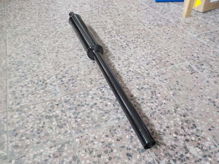 Tlumič výfuku smaltovaný - délka 130 cm