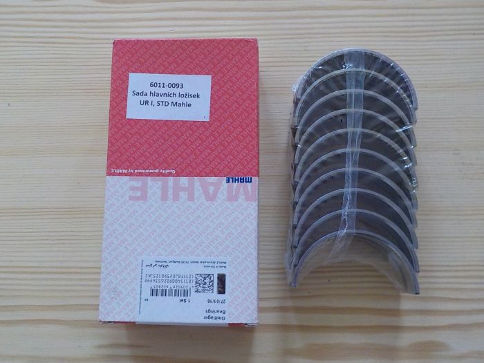 Sada hlavních ložisek original pro 4. válec MAHLE