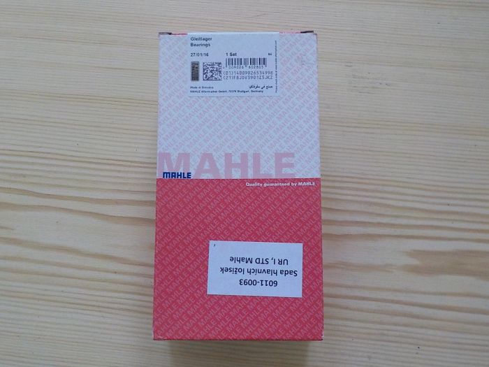 Sada hlavních ložisek original pro 4. válec MAHLE