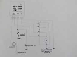 Regulační relé dynama 12V 150W české