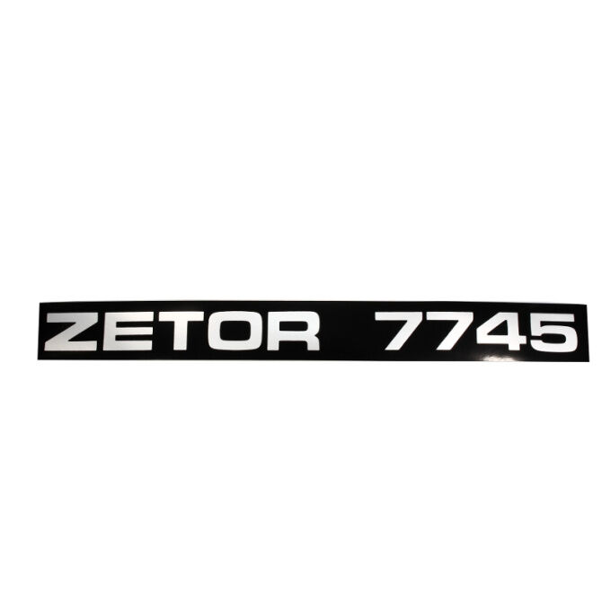 Nápis Zetor 7745 levý