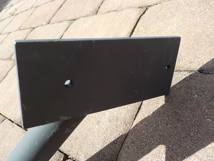 Vzpěra předního blatníku levá - obdélník