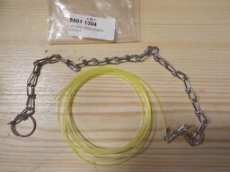 Lano a řetěz pro dečku chladiče