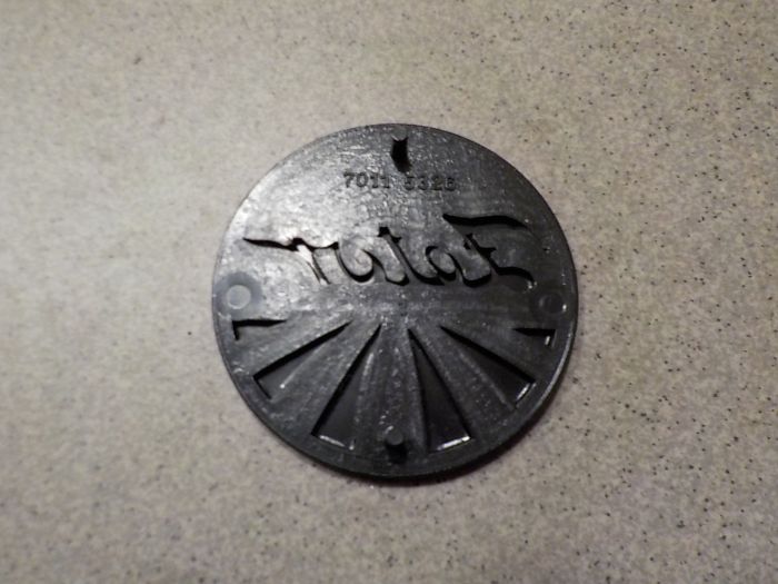 Znak - plast -  průměr 55