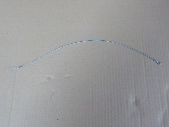 Zajišťovací lanko kapoty 44 cm