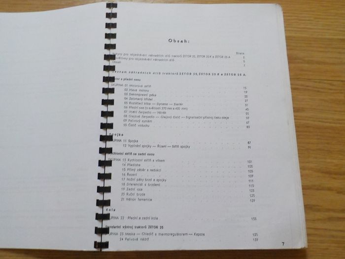 Katalog náhradních dílů Zetor 25