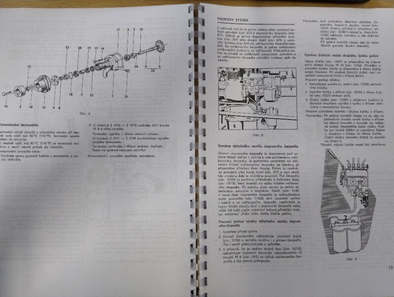 Dílenská příručka pro Zetor 4712-6748