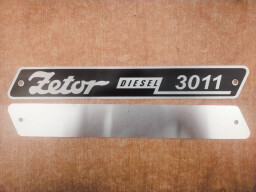 Štítek Z3011 - hliník