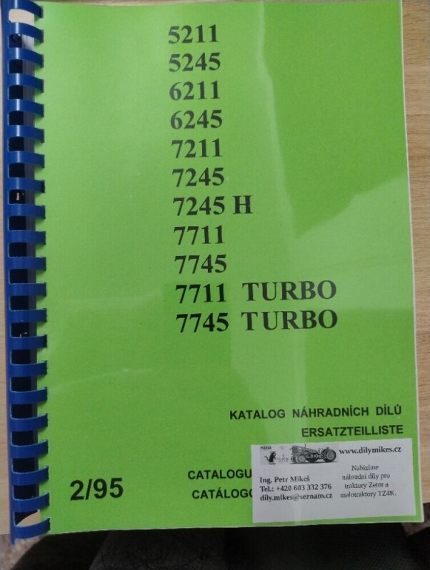 Katalog na Zetor 5211-7745