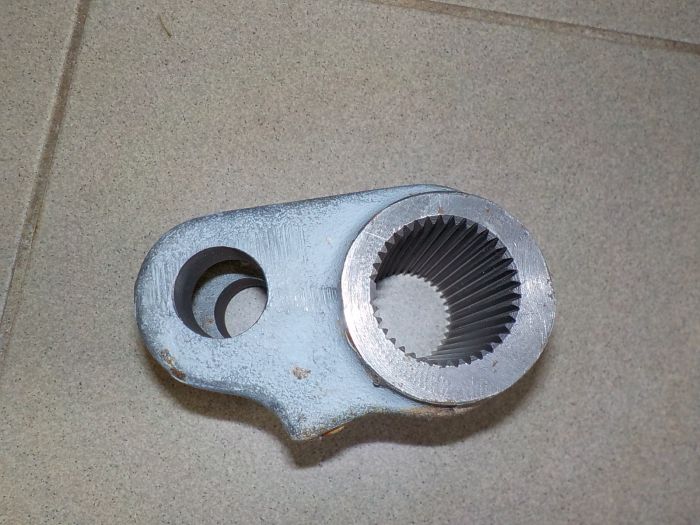 Páka třetího bodu hydrauliky