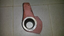 Páka na hřídel hydrauliky