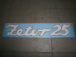 Nápis Zetor 25