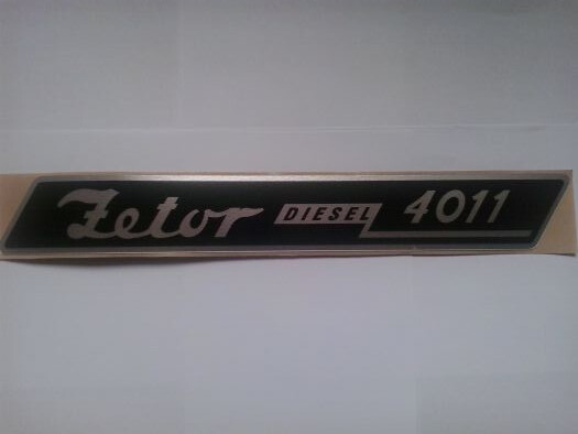Nápis Zetor 4011 - samolepka 