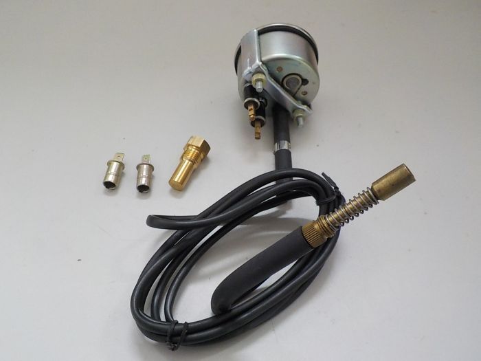 Teploměr mechanický kapilárový s jímkou - závit M10/M14