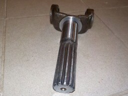 Hřídel kola - hrubé drážkování