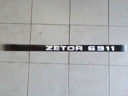 Nápis Zetor 6911 pravý 