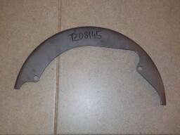 Krycí plech brzdové čelisti pravý