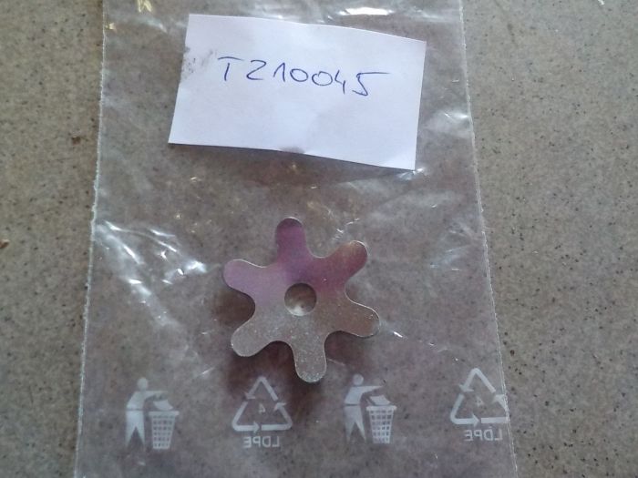 Talířová podložka plynu