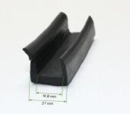 Boční těsnění rámu zadního středního horního okna Z4611-6945