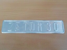 SPZ dle zadání - přední