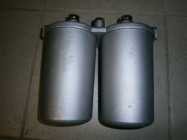 Dvoustupňový čistič paliva s filtry