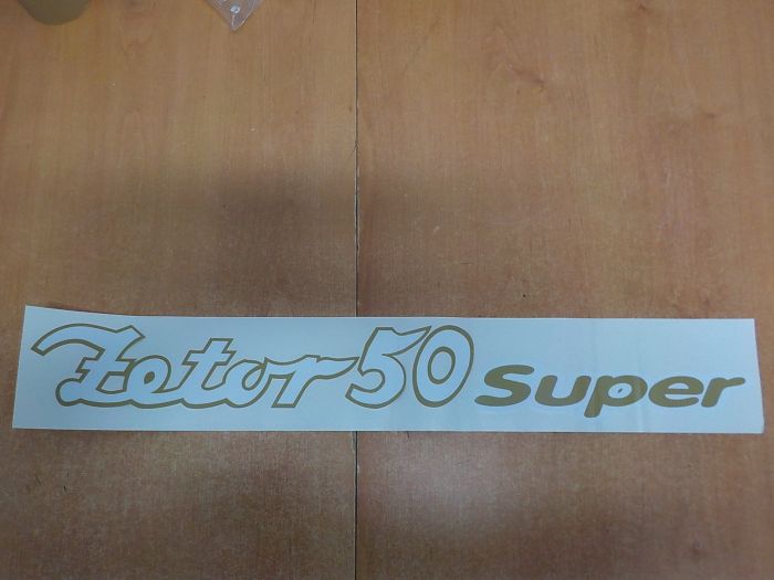 Nápis Zetor 50 Super