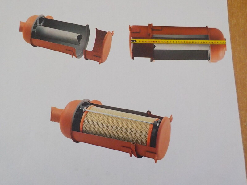 Vložka čističe vzduchu úplná - nová verze