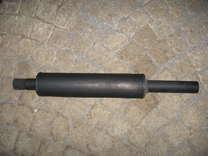 Tlumič výfuku černý lak 