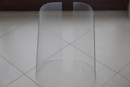 Zadní rohové plexi okno (pár) levé a pravé