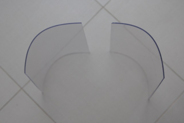 Zadní rohové plexi okno (pár) levé a pravé