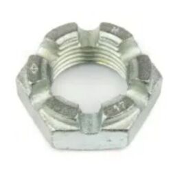 Matice M24x2 korunková zinkovaná nízká