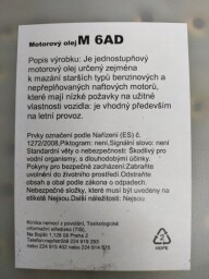 Motorový olej M6AD Paramo 10L