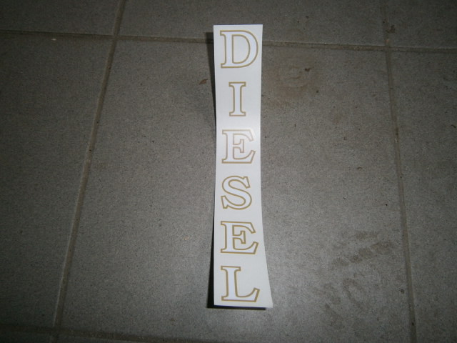 Nápis DIESEL